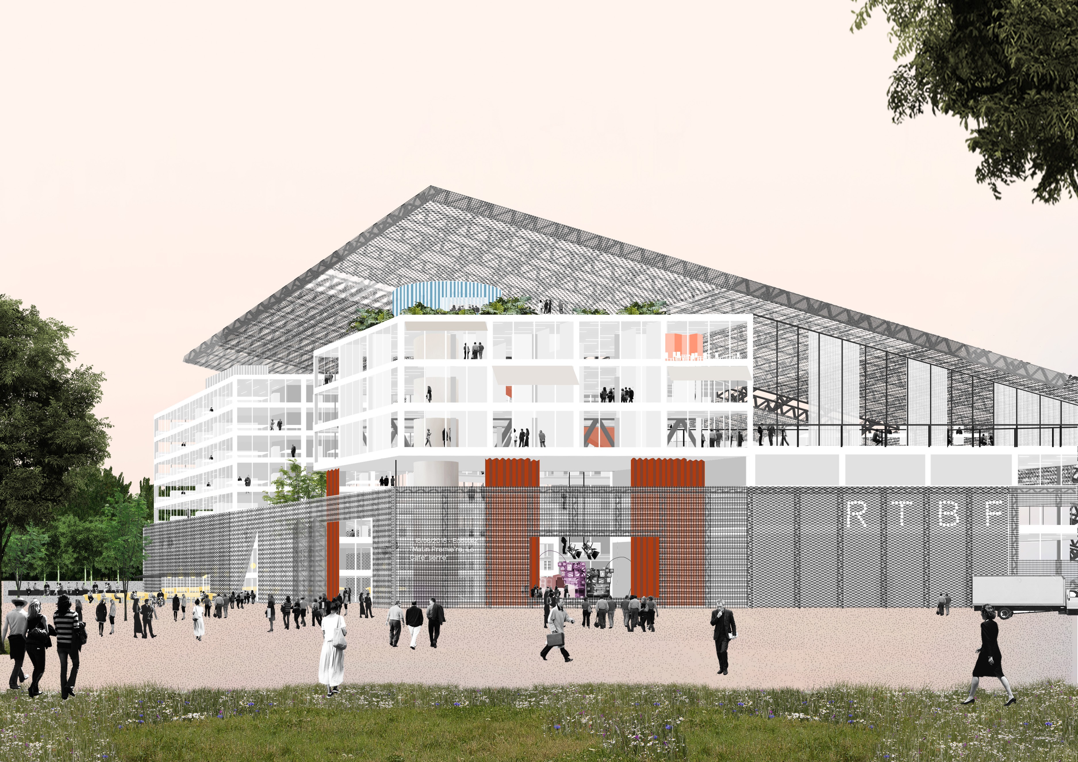 MEDIA HOUSE (RTBF) – Brussels - OFFICE Kersten Geers David Van Severen