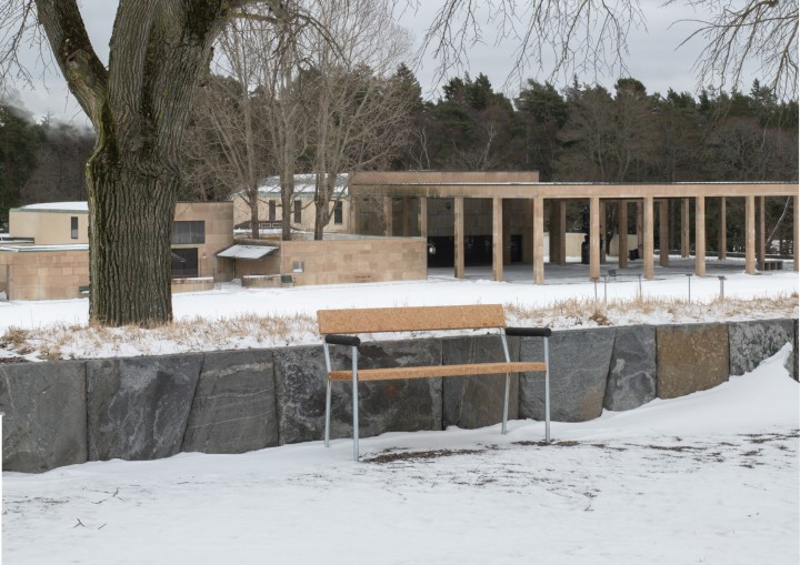 290 Woodland Cemetery Bench