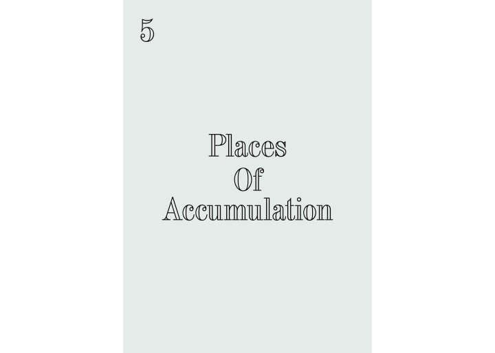 5 Places Of Accumulation Cover