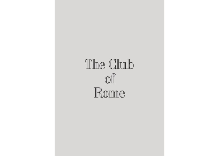 30 The Club Of Rome 
